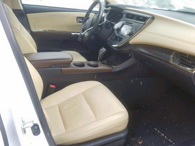 4T1BK1EB7GU237280 - 2016 TOYOTA AVALON XLE WHITE photo 5