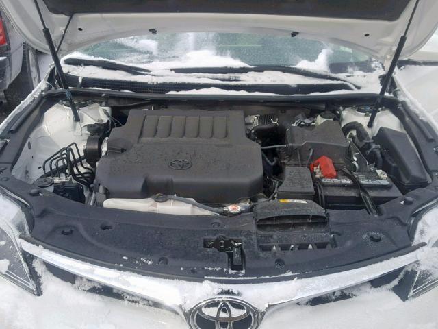 4T1BK1EB7GU237280 - 2016 TOYOTA AVALON XLE WHITE photo 7