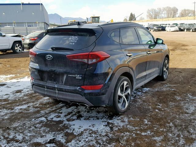 KM8J3CA24GU257030 - 2016 HYUNDAI TUCSON LIM BLACK photo 4