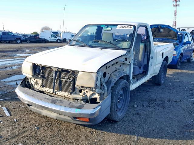 4TANL42N1WZ047079 - 1998 TOYOTA TACOMA WHITE photo 2