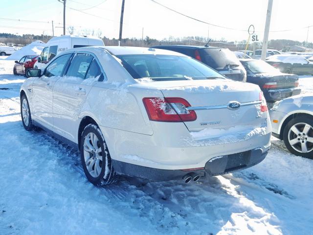 1FAHP2EW6AG126434 - 2010 FORD TAURUS SEL WHITE photo 3