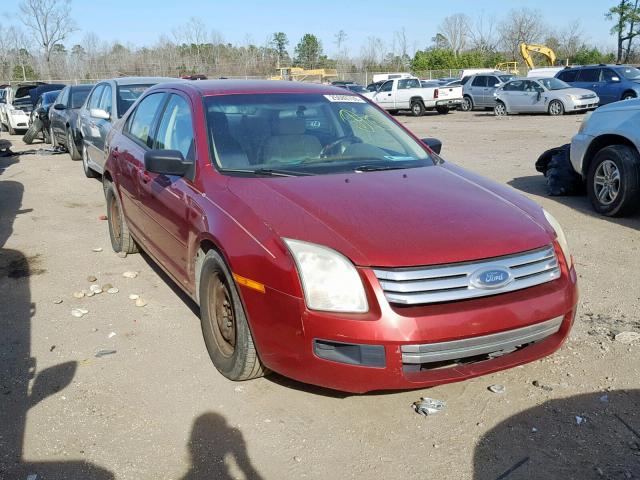 3FAHP06Z27R156433 - 2007 FORD FUSION S BURGUNDY photo 1