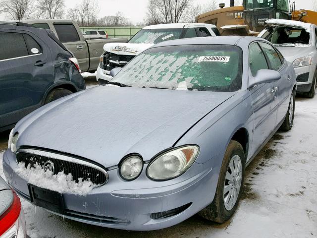 2G4WC582361150231 - 2006 BUICK LACROSSE C BLUE photo 2