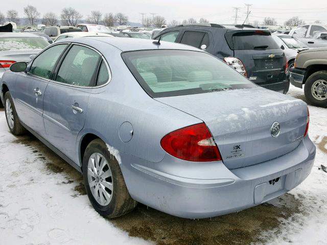 2G4WC582361150231 - 2006 BUICK LACROSSE C BLUE photo 3