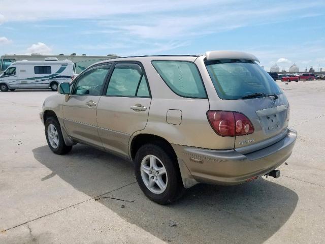 JT6GF10UXX0038701 - 1999 LEXUS RX 300 GOLD photo 3