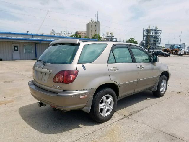 JT6GF10UXX0038701 - 1999 LEXUS RX 300 GOLD photo 4