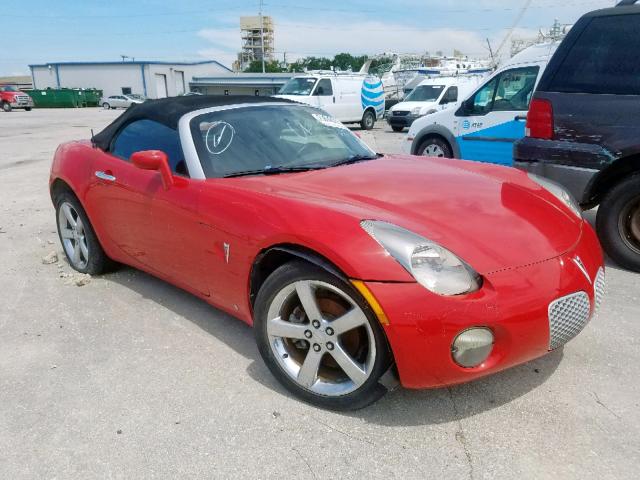 1G2MB33B46Y110574 - 2006 PONTIAC SOLSTICE RED photo 1