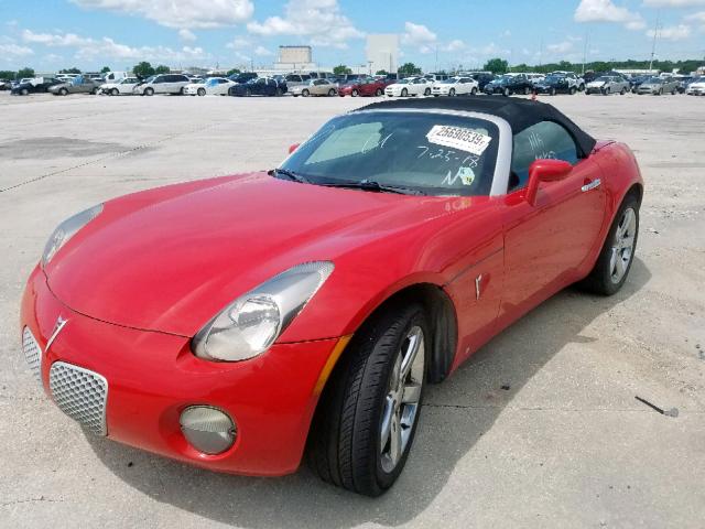 1G2MB33B46Y110574 - 2006 PONTIAC SOLSTICE RED photo 2