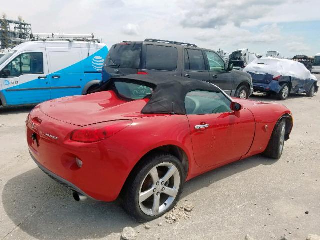 1G2MB33B46Y110574 - 2006 PONTIAC SOLSTICE RED photo 4