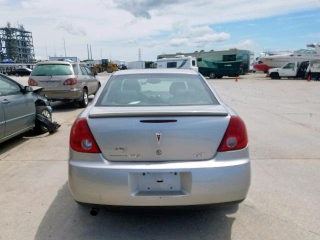 1G2ZH558264156901 - 2006 PONTIAC G6 GT SILVER photo 10