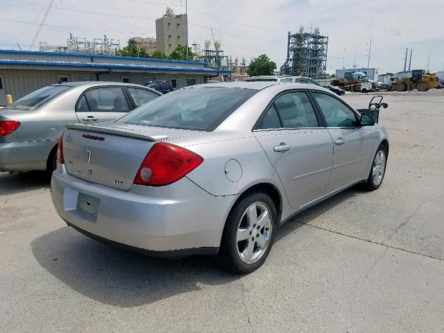 1G2ZH558264156901 - 2006 PONTIAC G6 GT SILVER photo 4