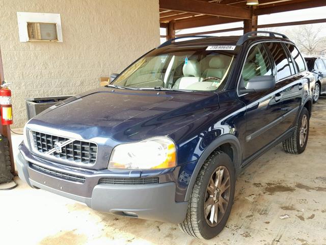 YV1CZ91H241038030 - 2004 VOLVO XC90 T6 BLUE photo 2