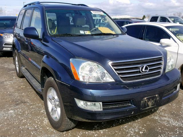 JTJBT20X530017550 - 2003 LEXUS GX 470 BLUE photo 1