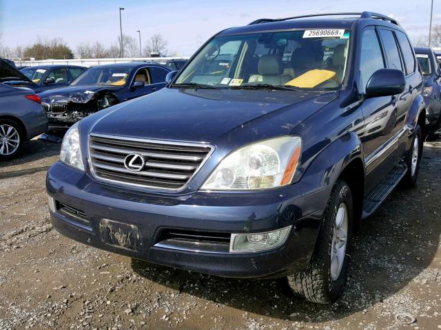 JTJBT20X530017550 - 2003 LEXUS GX 470 BLUE photo 2