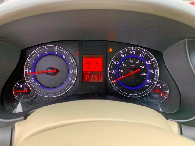 JNKAJ09F28M356073 - 2008 INFINITI EX35 BASE GRAY photo 8