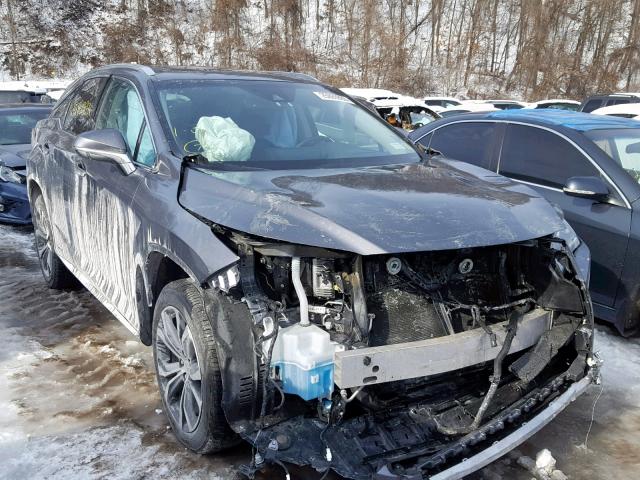 2T2BGMCA2HC019310 - 2017 LEXUS RX 450H GRAY photo 1