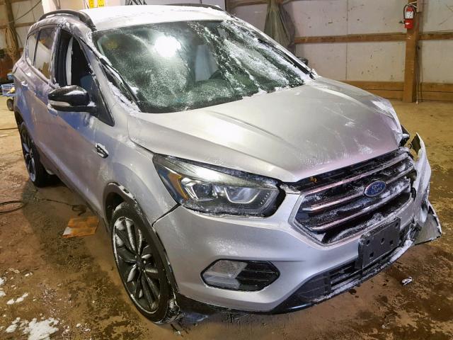 1FMCU0J93HUA11556 - 2017 FORD ESCAPE TIT SILVER photo 1