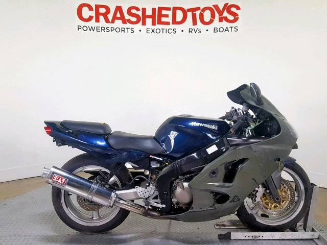 JKAZX4J175A057177 - 2005 KAWASAKI ZX600 J1 BLUE photo 1