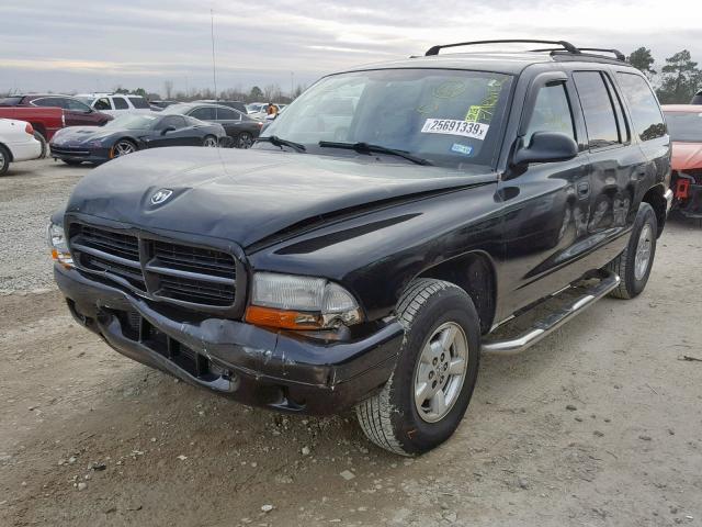 1B4HR38NX2F128284 - 2002 DODGE DURANGO SP BLACK photo 2