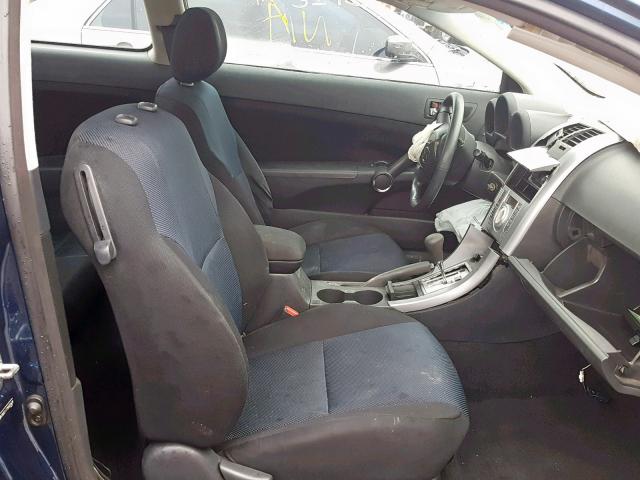 JTKDE177750031628 - 2005 TOYOTA SCION TC BLUE photo 5