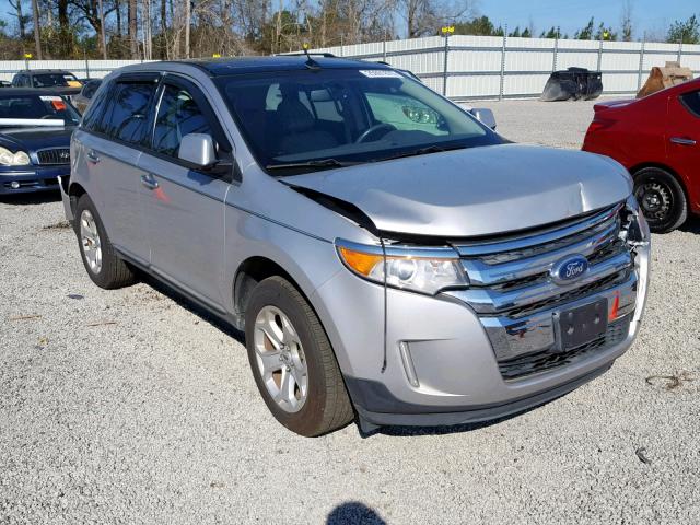 2FMDK3JC0BBA35530 - 2011 FORD EDGE SEL SILVER photo 1