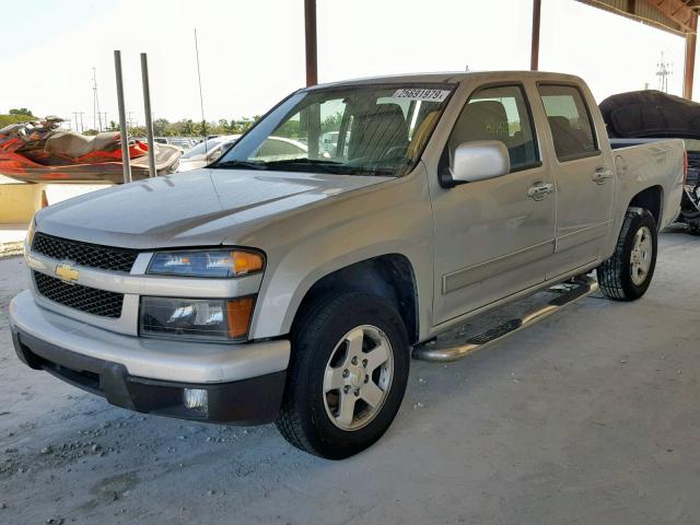 1GCDSCFE5C8164222 - 2012 CHEVROLET COLORADO L SILVER photo 2