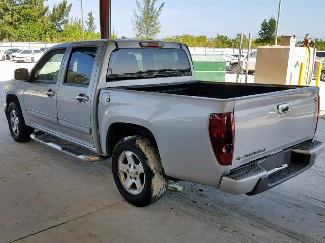 1GCDSCFE5C8164222 - 2012 CHEVROLET COLORADO L SILVER photo 3