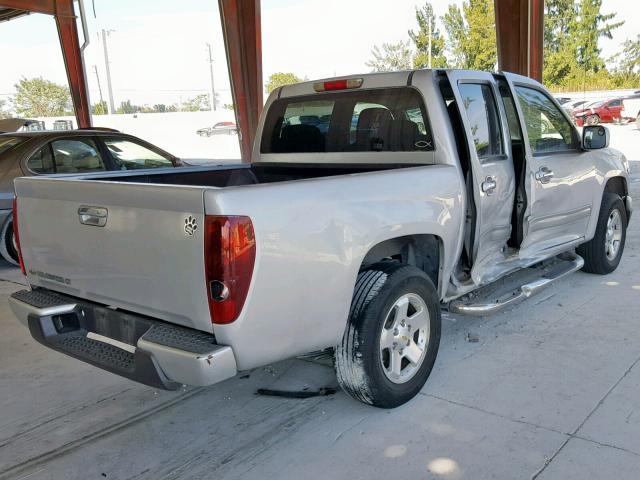 1GCDSCFE5C8164222 - 2012 CHEVROLET COLORADO L SILVER photo 4