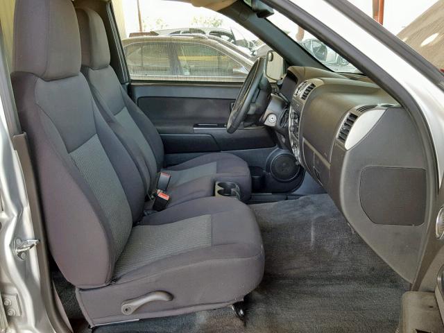 1GCDSCFE5C8164222 - 2012 CHEVROLET COLORADO L SILVER photo 5