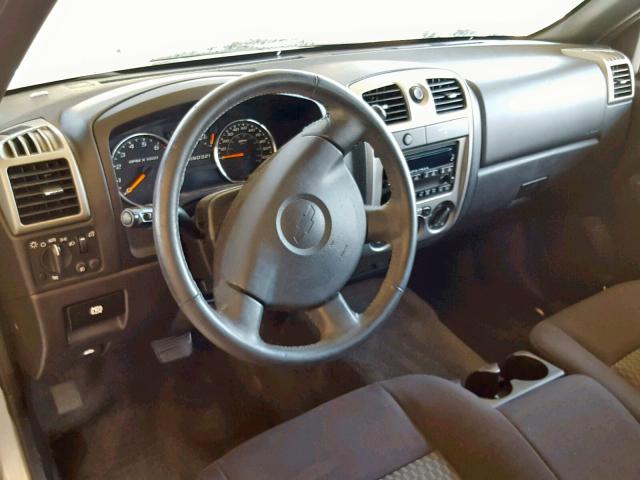 1GCDSCFE5C8164222 - 2012 CHEVROLET COLORADO L SILVER photo 9