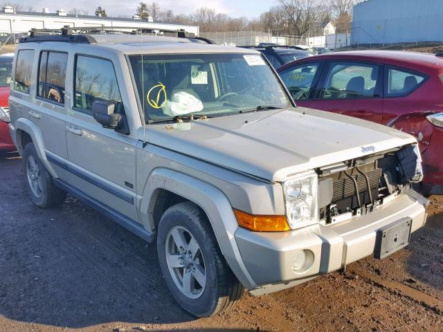 1J8HG48K68C149432 - 2008 JEEP COMMANDER TAN photo 1