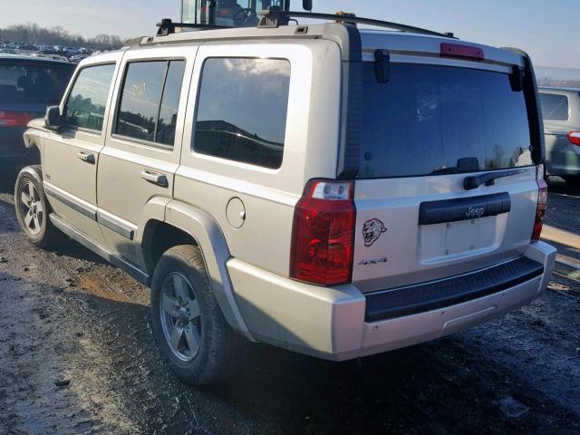 1J8HG48K68C149432 - 2008 JEEP COMMANDER TAN photo 3