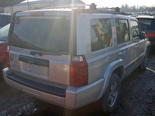 1J8HG48K68C149432 - 2008 JEEP COMMANDER TAN photo 4