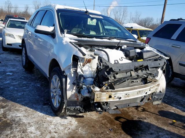 2FMDK3JCXEBA99756 - 2014 FORD EDGE SEL WHITE photo 1