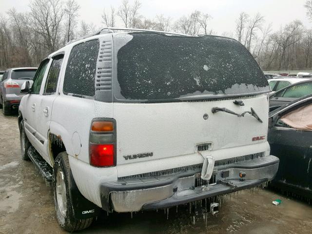 1GKEK13T74J294271 - 2004 GMC YUKON WHITE photo 3