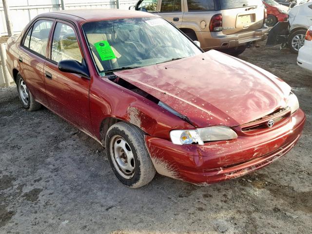 1NXBR12E9YZ387807 - 2000 TOYOTA COROLLA VE RED photo 1