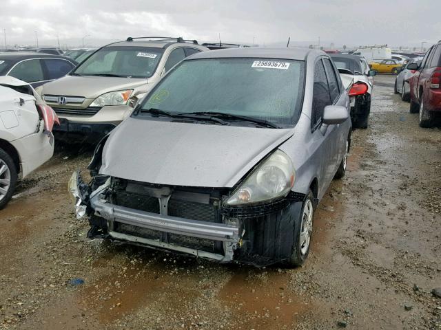 JHMGD38418S073176 - 2008 HONDA FIT GRAY photo 2