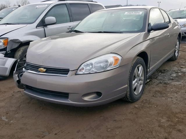 2G1WJ15K169305652 - 2006 CHEVROLET MONTE CARL BEIGE photo 2