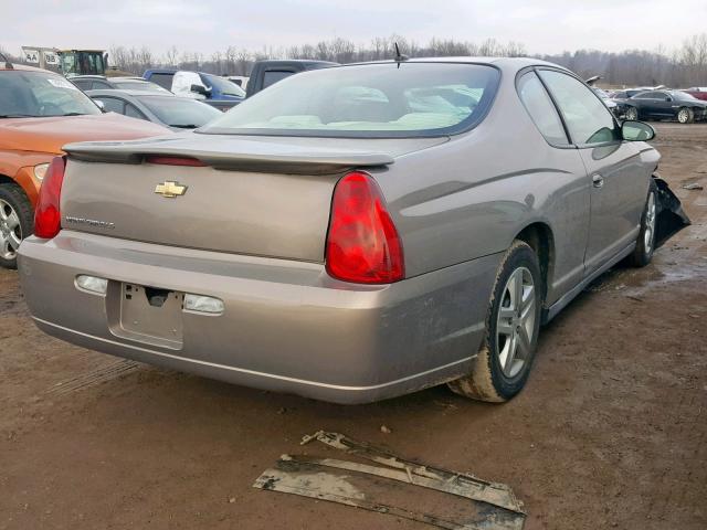 2G1WJ15K169305652 - 2006 CHEVROLET MONTE CARL BEIGE photo 4