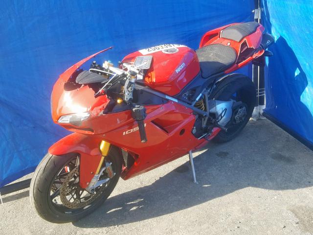 ZDM1XBEW37B005625 - 2007 DUCATI 1098 BASE RED photo 2