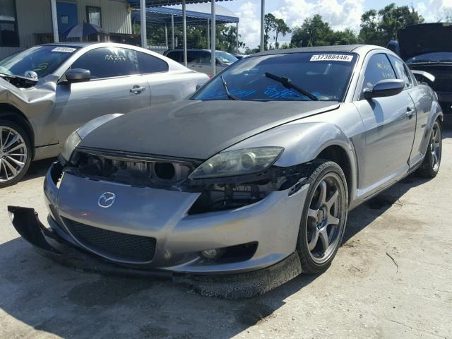 JM1FE17N750141304 - 2005 MAZDA RX8 GRAY photo 2