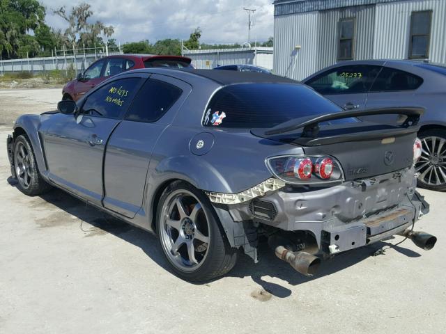 JM1FE17N750141304 - 2005 MAZDA RX8 GRAY photo 3