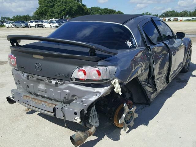 JM1FE17N750141304 - 2005 MAZDA RX8 GRAY photo 4