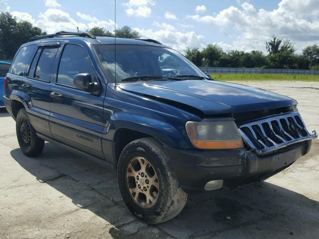 1J4G248S8YC376083 - 2000 JEEP GRAND CHER BLUE photo 1