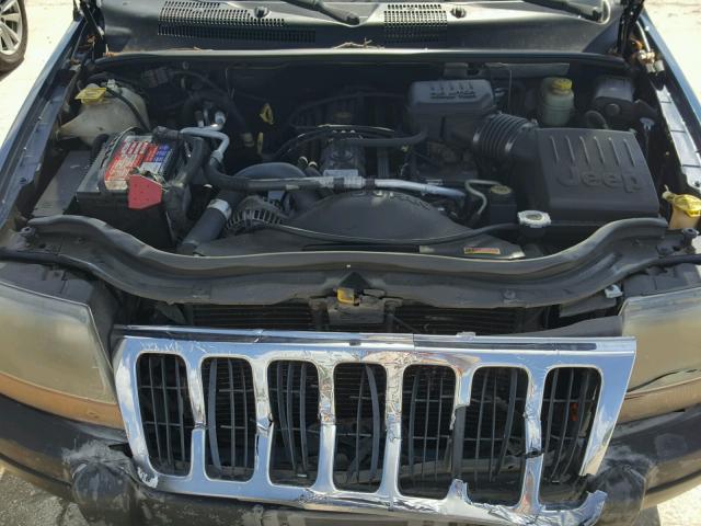 1J4G248S8YC376083 - 2000 JEEP GRAND CHER BLUE photo 7