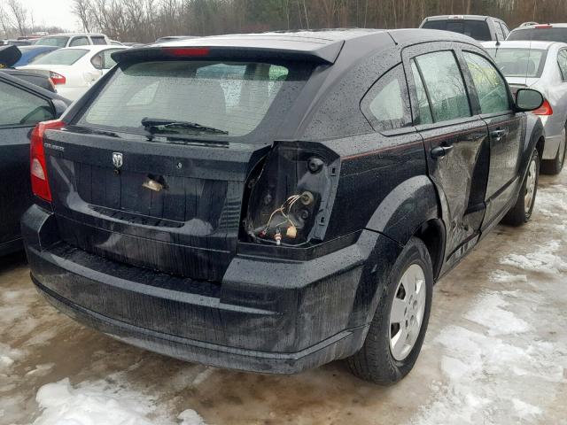 1B3HB28C77D407213 - 2007 DODGE CALIBER BLACK photo 4