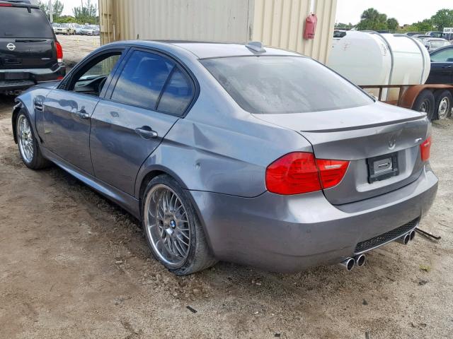 WBSPM9C55BE203818 - 2011 BMW M3 GRAY photo 3