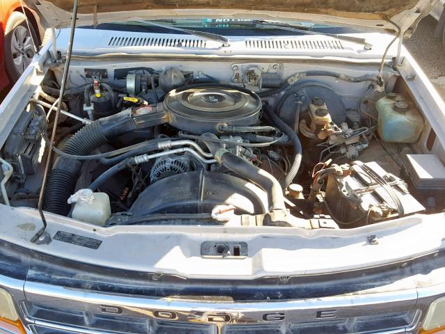 1B7GL23XXSS115478 - 1995 DODGE DAKOTA SILVER photo 7