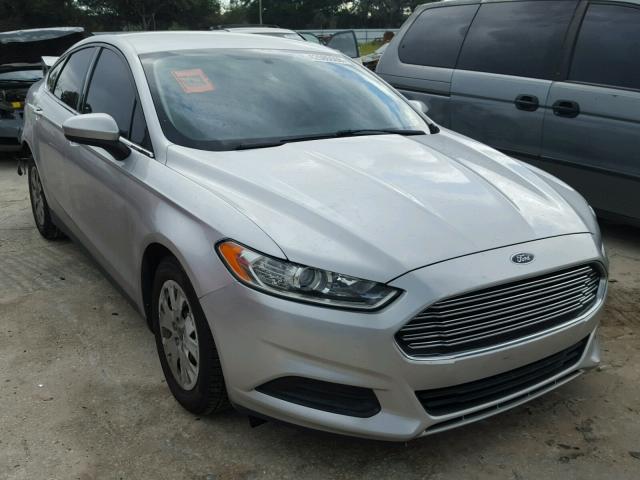 3FA6P0G76DR337731 - 2013 FORD FUSION S SILVER photo 1