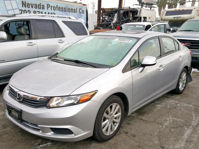 19XFB2F95CE363993 - 2012 HONDA CIVIC EXL SILVER photo 2